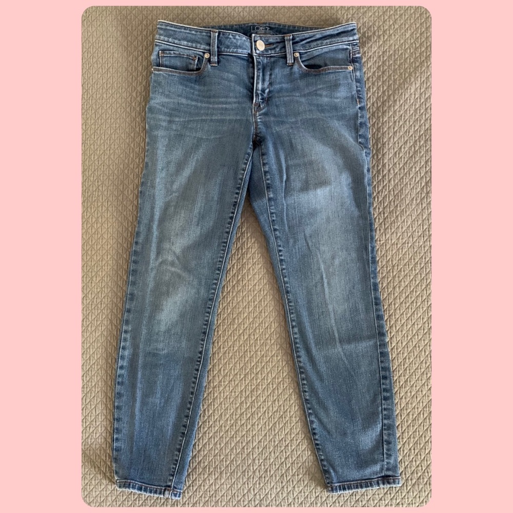 LOFT jeans CurvSkinnyAnkle
